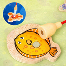 Jogo de Pescaria Magnética Infantil em Madeira – Montessori Interativo