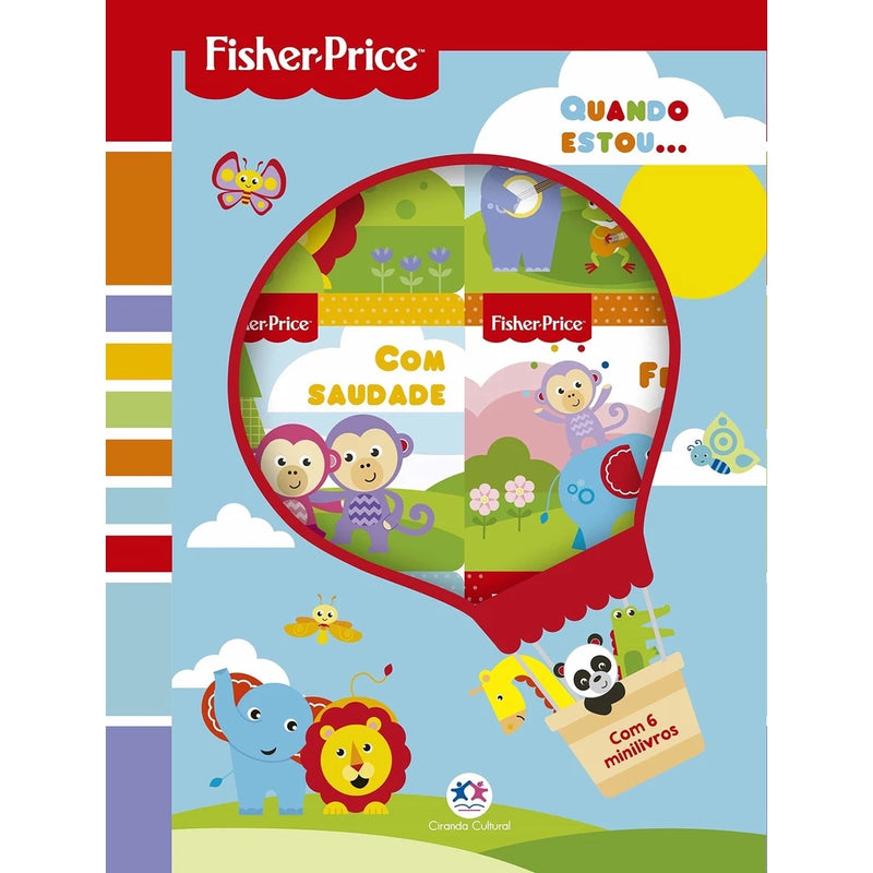 Livro Box com 6 Minilivros Fisher-Price - Quando estou...