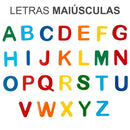 Letras Alfabeto Magnético Infantil Educativo Colorido com Números