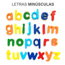 Letras Alfabeto Magnético Infantil Educativo Colorido com Números
