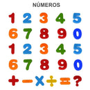 Letras Alfabeto Magnético Infantil Educativo Colorido com Números