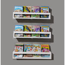Kit 3 Prateleiras – Branco | Para Livros e Brinquedos