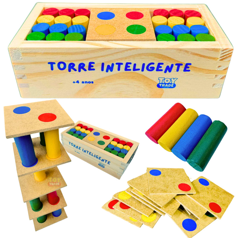 Jogo Torre Inteligente Toy Trade – 34 Peças